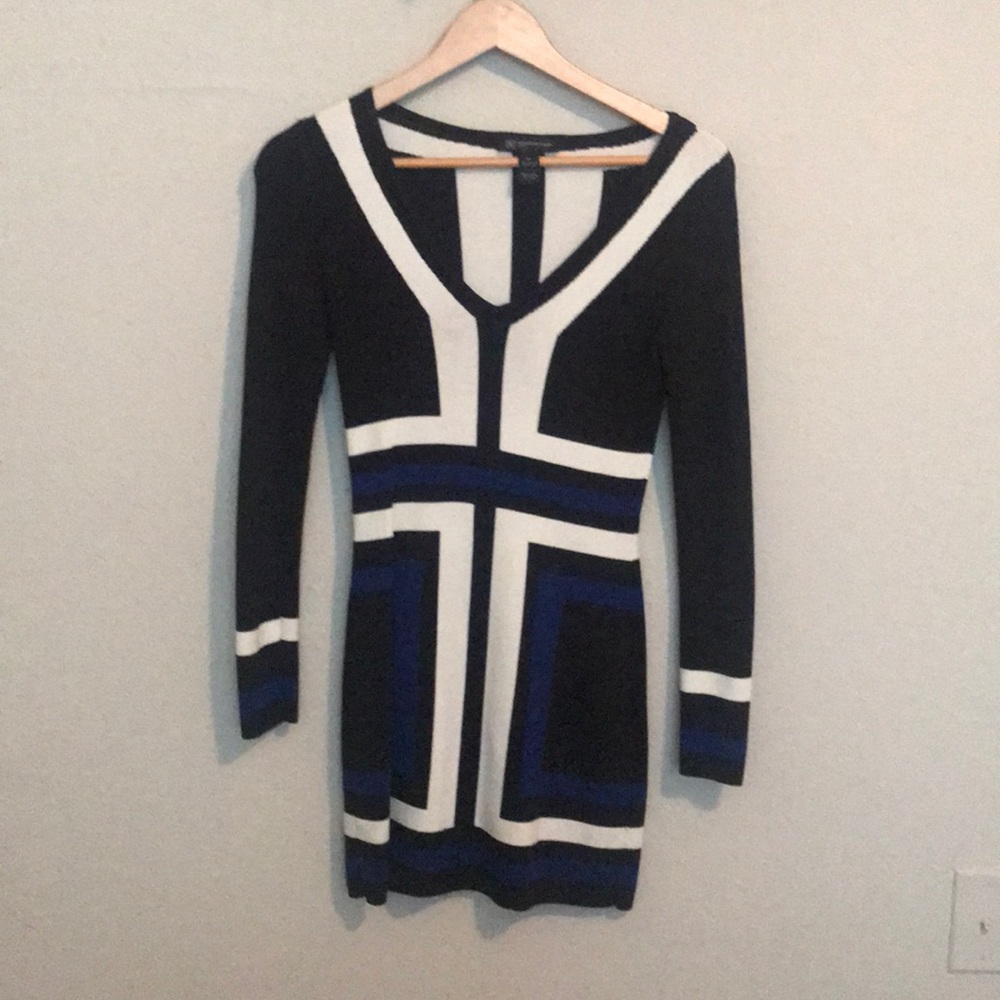 Black form fitting dress